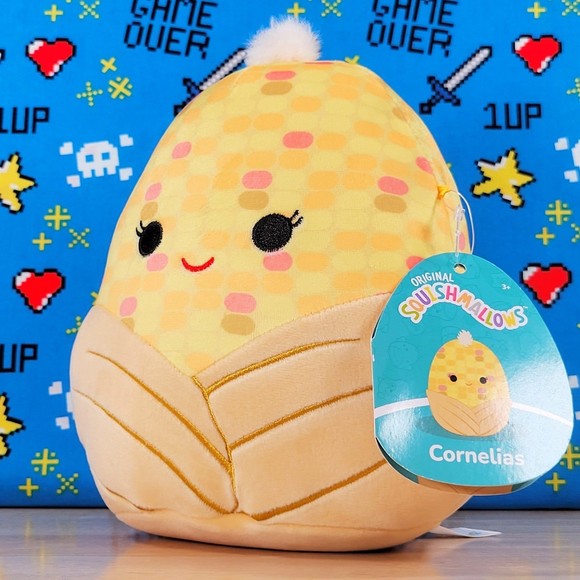 Squishmallow Cornelias the Corn 7" UltraSoft Stuffed Food Toy Plush NWT - Picture 6 of 12